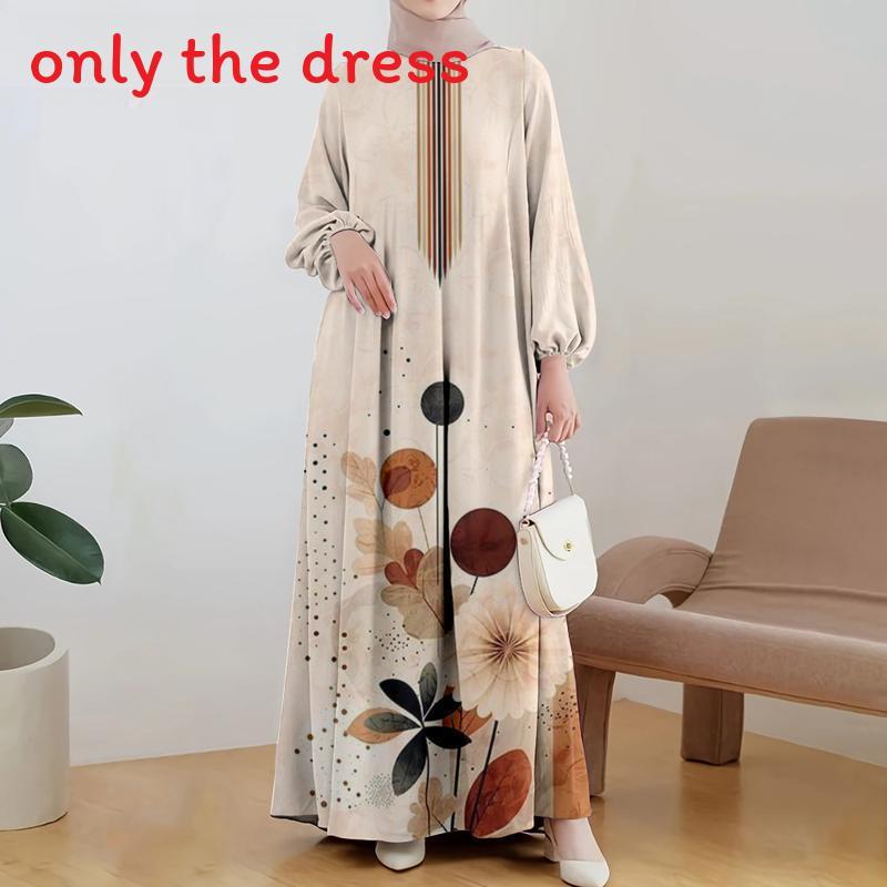 Ethnic Style Long Dress With Relief Flower Embroidery For Party And Casual Wear