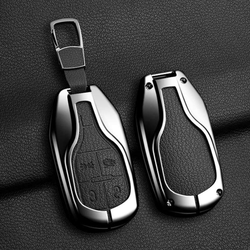 Zinc Alloy Car Key Case for Maserati Ghibli President Grecale Levante GranTurismo Quattroporte GranCabrio MC2  Accessories