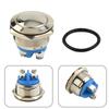 Marine Electrical Momentary Push Button Starter Switch 19mm Stainless Steel IP67 Waterproof Suitable for Boat Horns 30A 12V DC