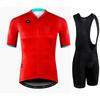Men's Short-sleeved Overalls Shorts Cycling Suit Sweat-absorbing and Quick-drying