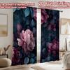 2D flat Photography Backdrop Popular Background Banner Dark Floral Arrangement 100% Polyester Party & Holiday Decor Perfect