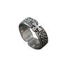 Cross Ring Men's Trendy Retro Open Adjustable Ring