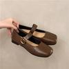 Soft-soled Mary Jane Shoes Women's 2025 Spring New Retro Versatile Skirt Shallow Mouth Flat-soled Single Shoes