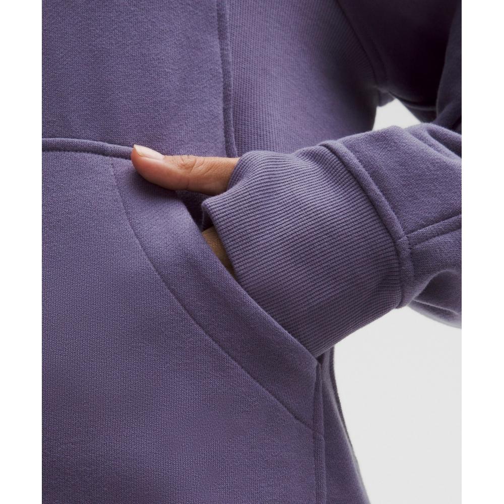 Lululemon Scuba Oversized Funnel Neck Half Zip  Long Grape Mist Silver