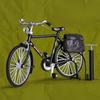 1Pc DIY Assembled Metal Old-Fashioned Bicycle Model Pedal Bicycle Ornaments