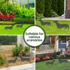 2Pcs Dog Garden Stakes Iron Dachshund Figurines Outdoor Rustproof Garden Iron Art Decoration for Patio Lawn Balcony Dog Lovers