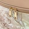 Floral Print Transparent Toiletry Bag 3-Pack Large-Capacity Handheld Makeup Storage Pouch for Women Travel