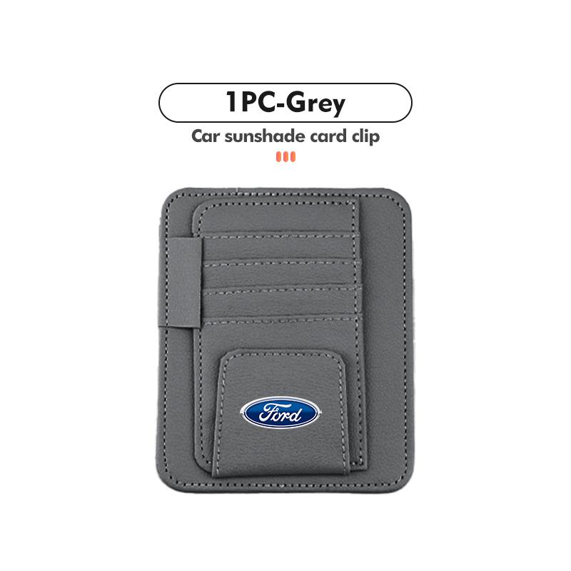 Car Sun Visor Minimalist Glasses Card Clip Sunglasses Holder For Ford Escort KA Flex Everest KA Expedition Falcon Fusion
