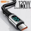Shunwangshun 120W Fast Charging Data Cable with Smart Digital Display