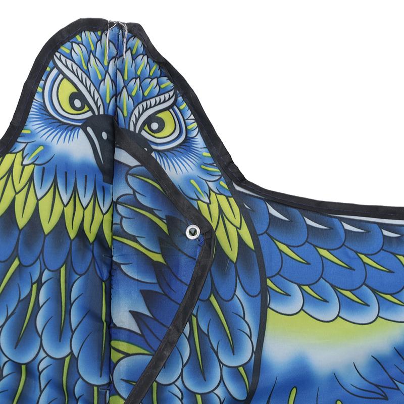 Kids 1.2M Flat Eagle Kite 100M Kite Line Children Flying Bird Kites Outdoor Toy