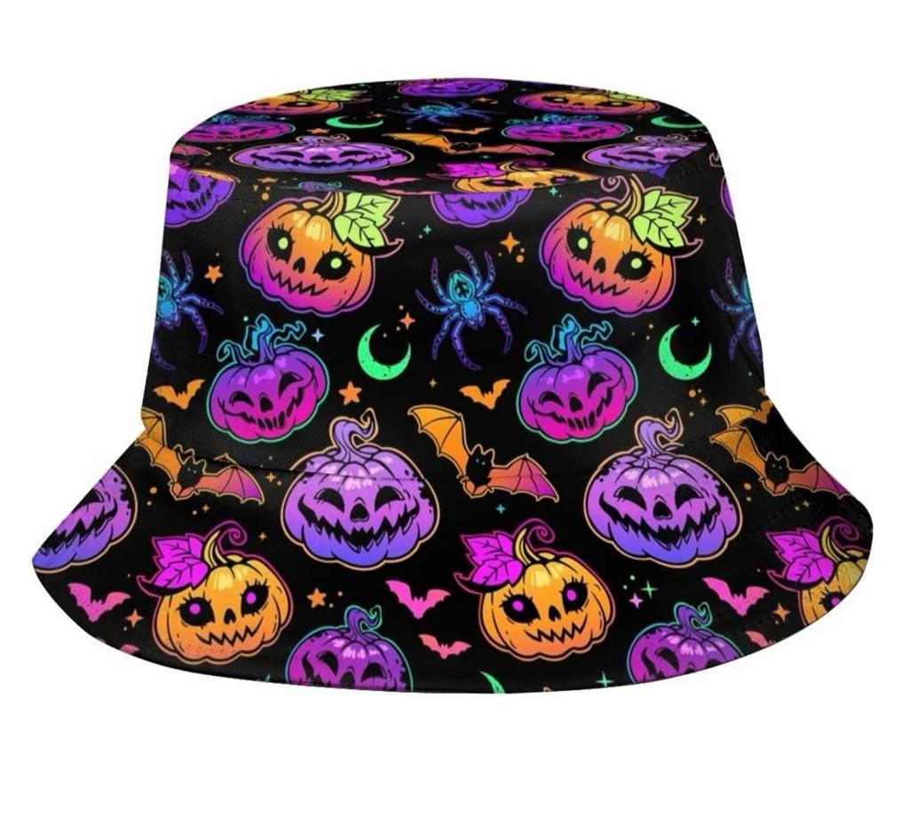 Spring Summer Flower Leaf Print Fisherman Hat With Sunshade For Casual Wear