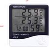 LCD Digital Temperature Humidity Meter HTC-2 Home Indoor Outdoor Hygrometer Thermometer Weather Station with Clock