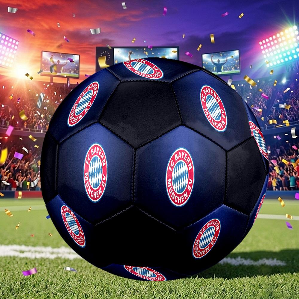 1 pz Pallone da Calcio Bayern Monaco Stemma Taglia Standard 5, Pallone da Calcio Resistente per Allenamento a Scuola Parco & Intrattenimento Quotidiano zq7148