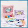 12-120 Colors Acrylic Paint Markers Pens For Fabric Rock Painting Markers Paint Pen Ceramic Glass Canvas DIY Art Making Supplies