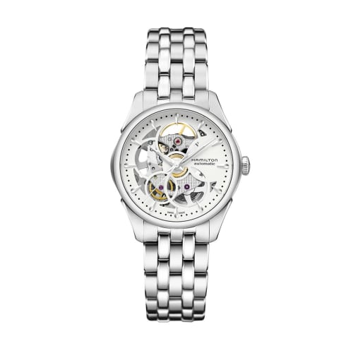 Hamilton Jazzmaster Skeleton Ladies' Automatic Watch H32405111 (Authentic Imported) with Official Warranty