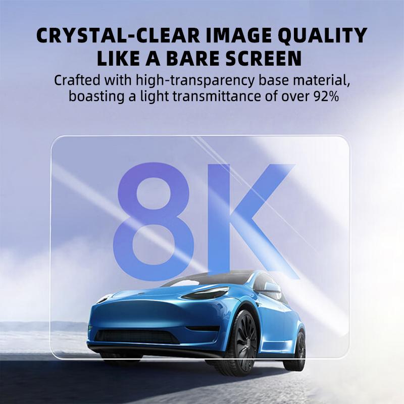 For Tesla Model 3 Y Car Navigation Screen Protector Center Control Screen Glass Film Tempered Glass Anti Scratch Protection Film