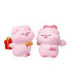 Cartoon Pig Statue Cute Miniatures Figurine Cake Decoration Couple Piggy Ornament  Home