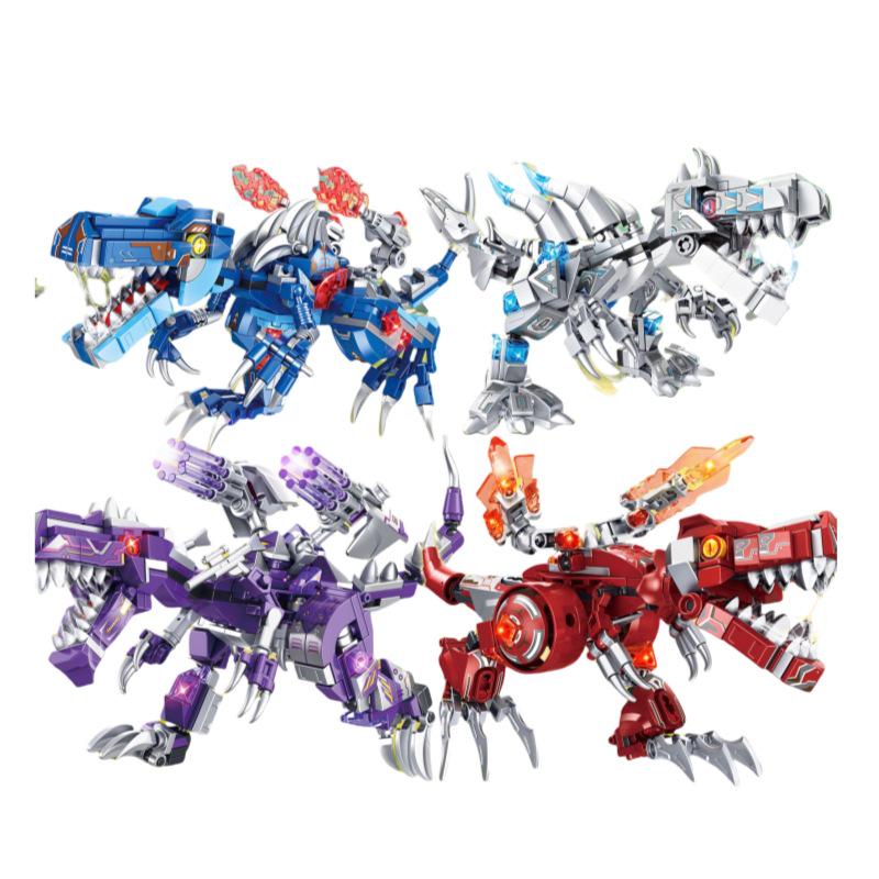 Dinosaur Mecha Building Blocks Compatible with LEGO - Kids' Educational Toy
