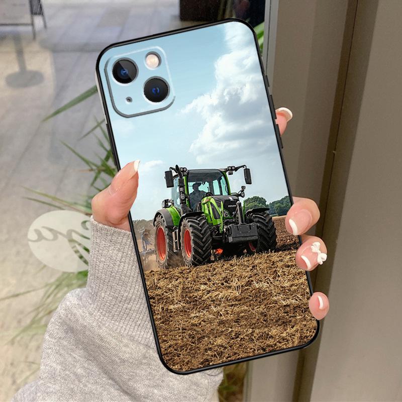 Farm Vehicle Tractor Case For iPhone 17 Pro Max 15 14 13 12 11 16 Pro Max Plus 12 13 Mini 16e 17 Air Back Cover