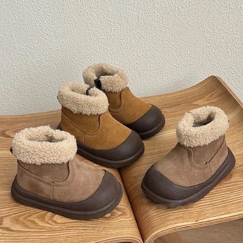 Soft Children's Snow Boots Baby Toddler Warm Fleece Lined Winter Outdoor Footwear Boot Little Kids