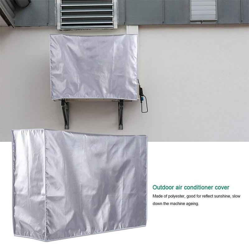 Big Waterproof Outdoor Air Conditioning Cover Dust Cover Clean Anti-Snow Rain Protection Main Engine Outer All-Inclusive Cover