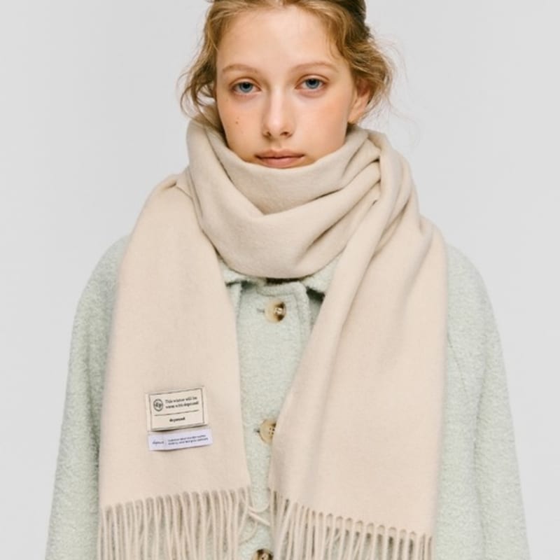 DEPOUND cashmere wool blended muffler (13colors)
