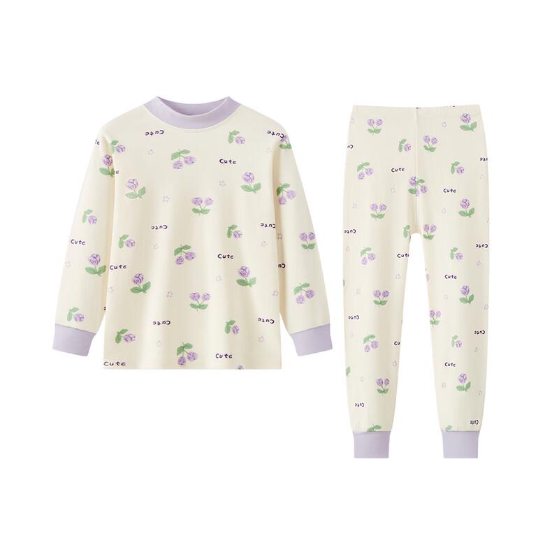 DEESHA Girls' Antibacterial Cotton Thermal Underwear Set