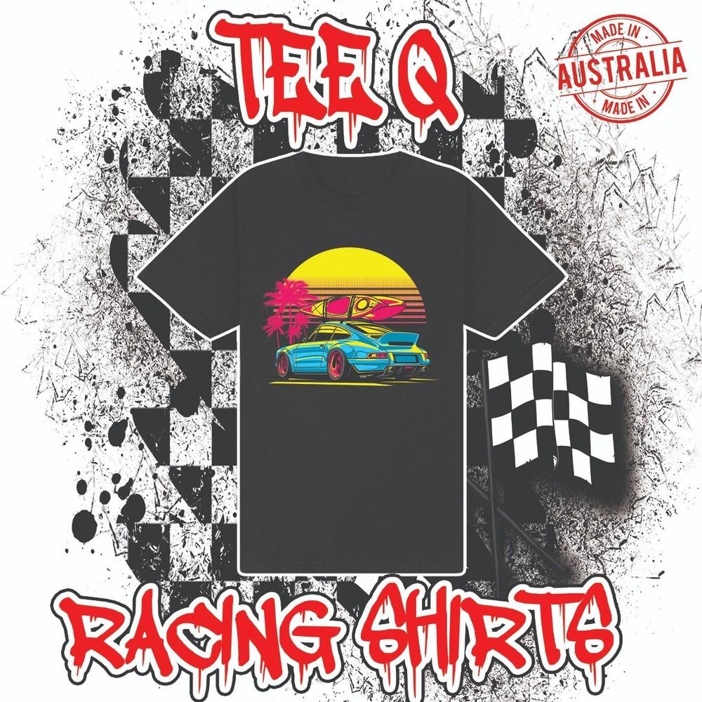 

Porsche 911 Retro Black Tee ~ Premium Gildan Cotton Unisex T-Shirt M