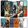 Phone Case Cover For Oppo A17 A31 A54 A57 A78 A79 Find X5 X6 Reno 7 8 10 11 12 13 F Pro 5G Soft TPU Shell Autumu Bike Cycling