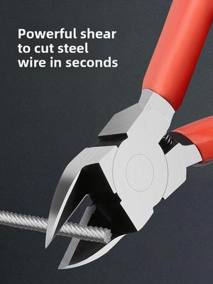 Pince coupante diagonale de précision Outil de coupe électronique pour porte en plastique fil métallique câble Coupe-fil de précision pour réparation DIY