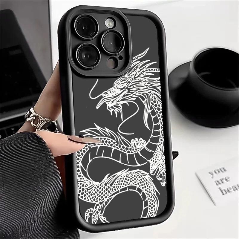 Case For OPPO Realme Note 50 60 60X GT Neo6 SE /GT 6T V60S V50S V50 V60 Funda Shockproof Silicon Soft Chinese Dragon Phone Cover