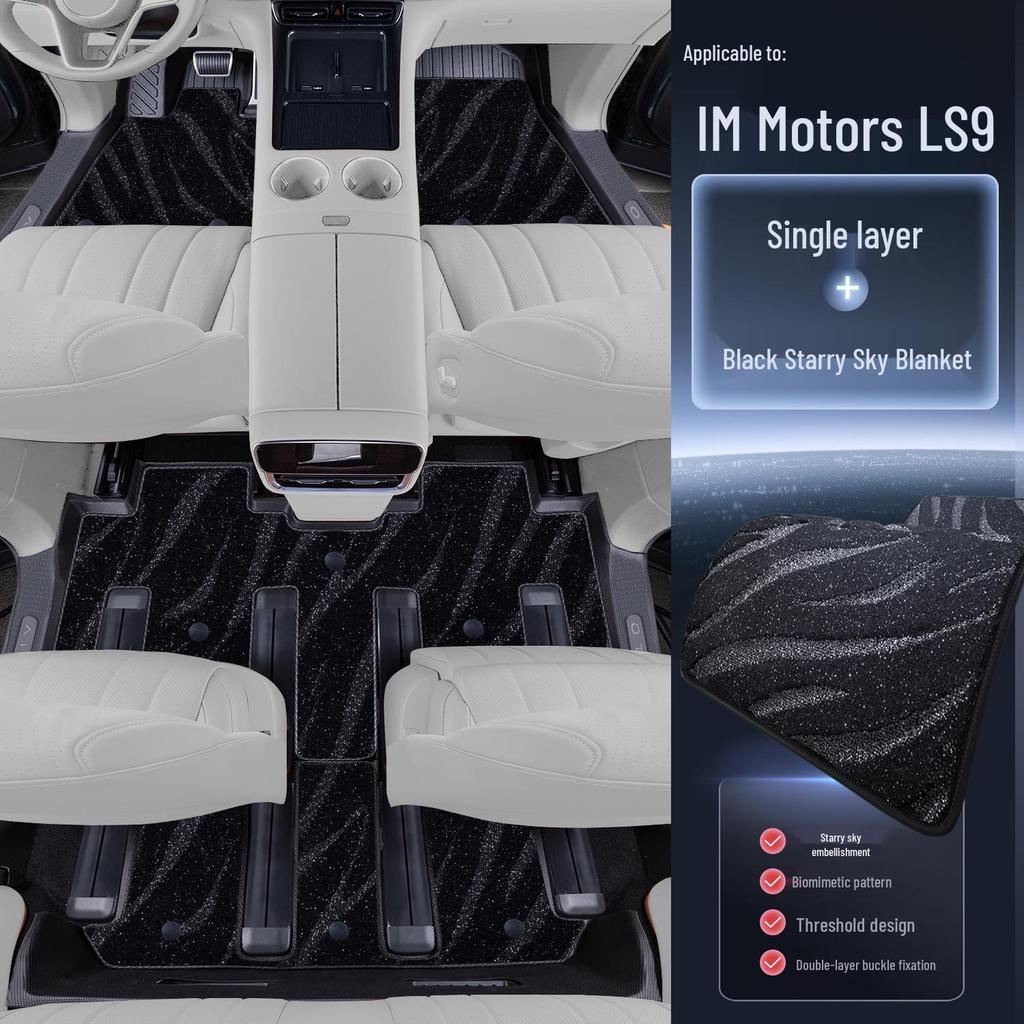 IM LS9 Full Coverage TPE Floor Mats for New Model Car Interior Decoration