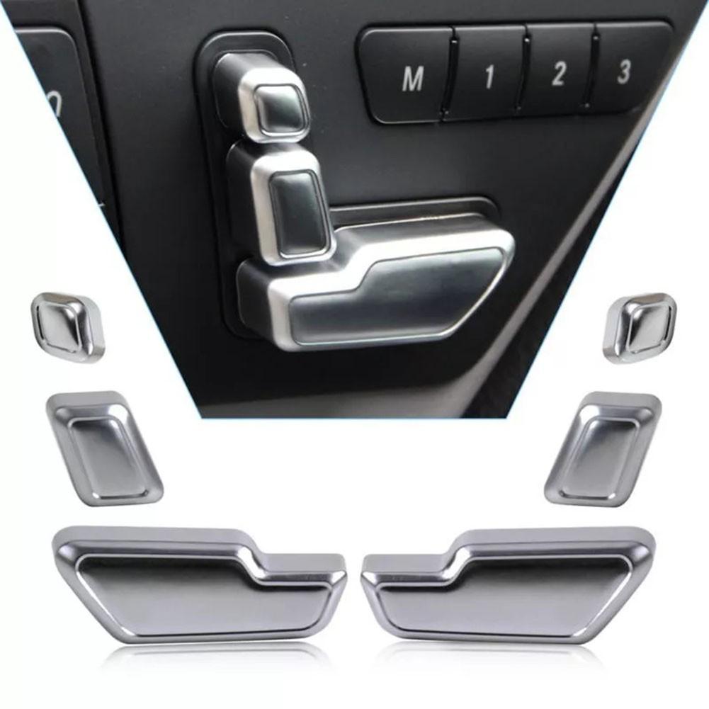 For Mercedes Chrome Door Seats Adjust Button Cover Fits E Class W212 Models