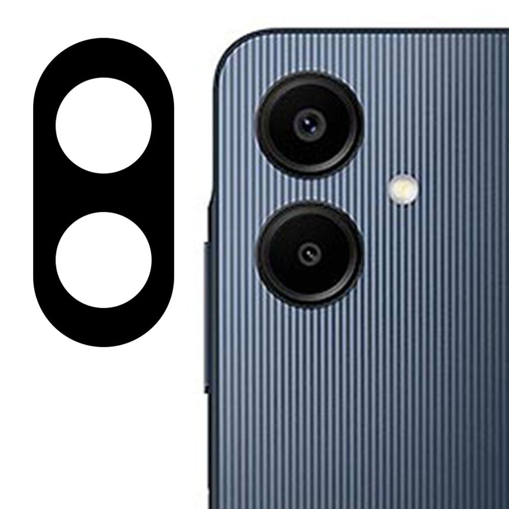 

For Samsung Galaxy A06 4G Camera Lens Protector Black Silk Printing Tempered Glass Lens Film Type A