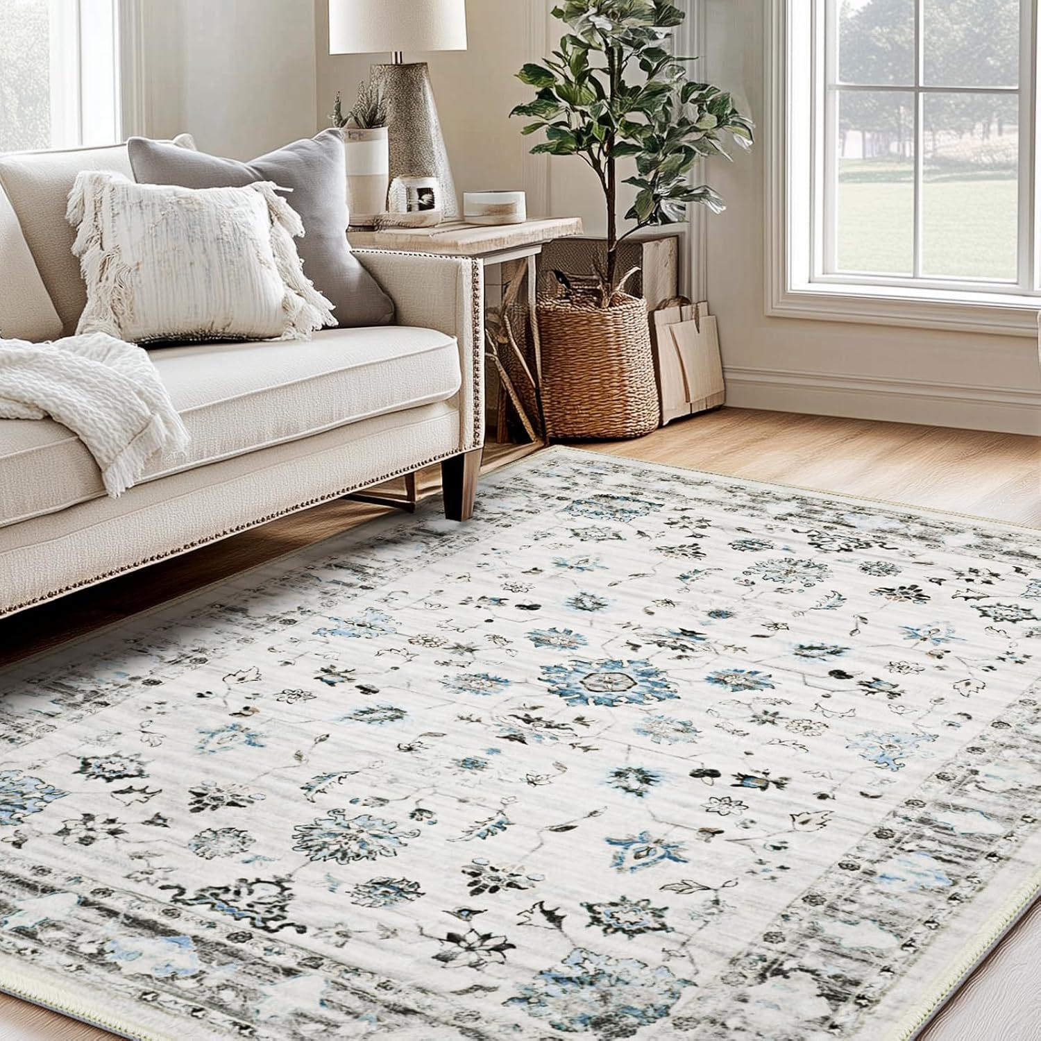 

Luxury Persian Large Size Carpets Living Room Decoration Home Non-slip Bedroom Lounge Rug Washable Sofa Table Mat 40*60cm