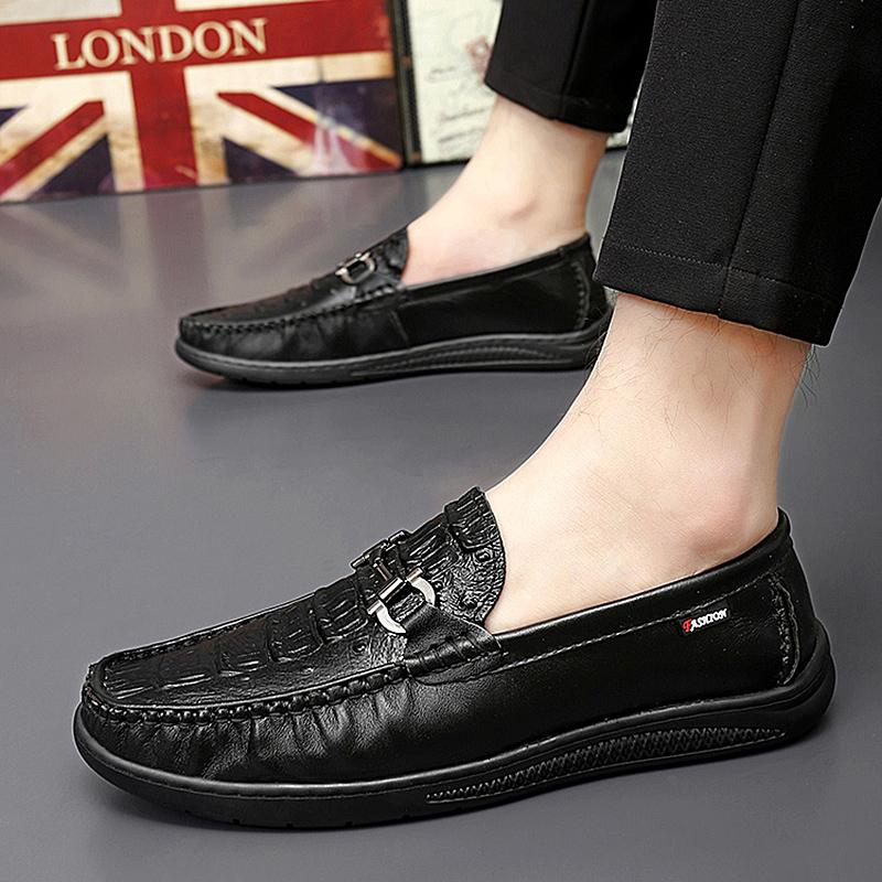 Модная весенняя формальная мужская деловая обувь Модная повседневная обувь Мужские — фото 6