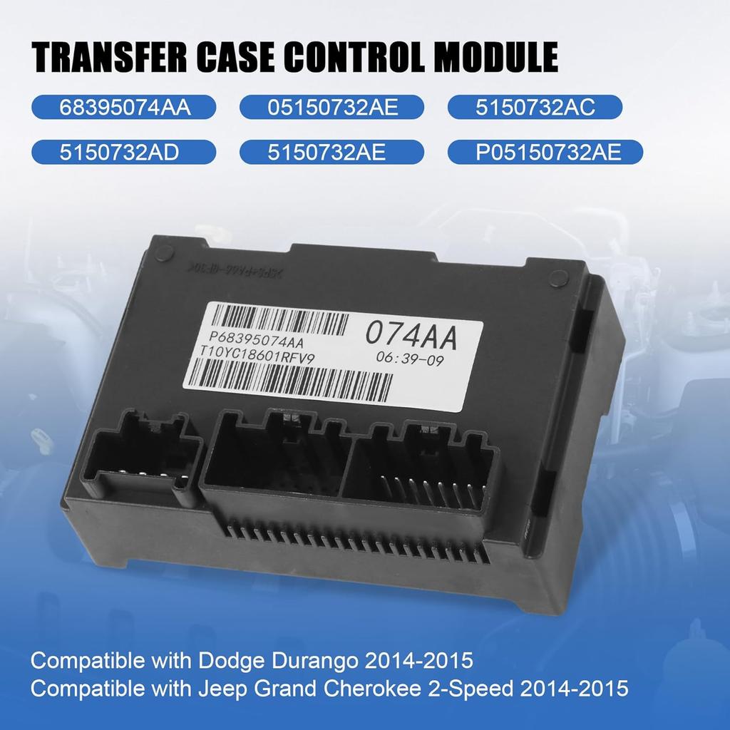 Transfer Case Control Module Compatible with Dodge Durango Replacement for Jeep Grand Cherokee 2011 2012 2013 2014 2015 (2014-2015)