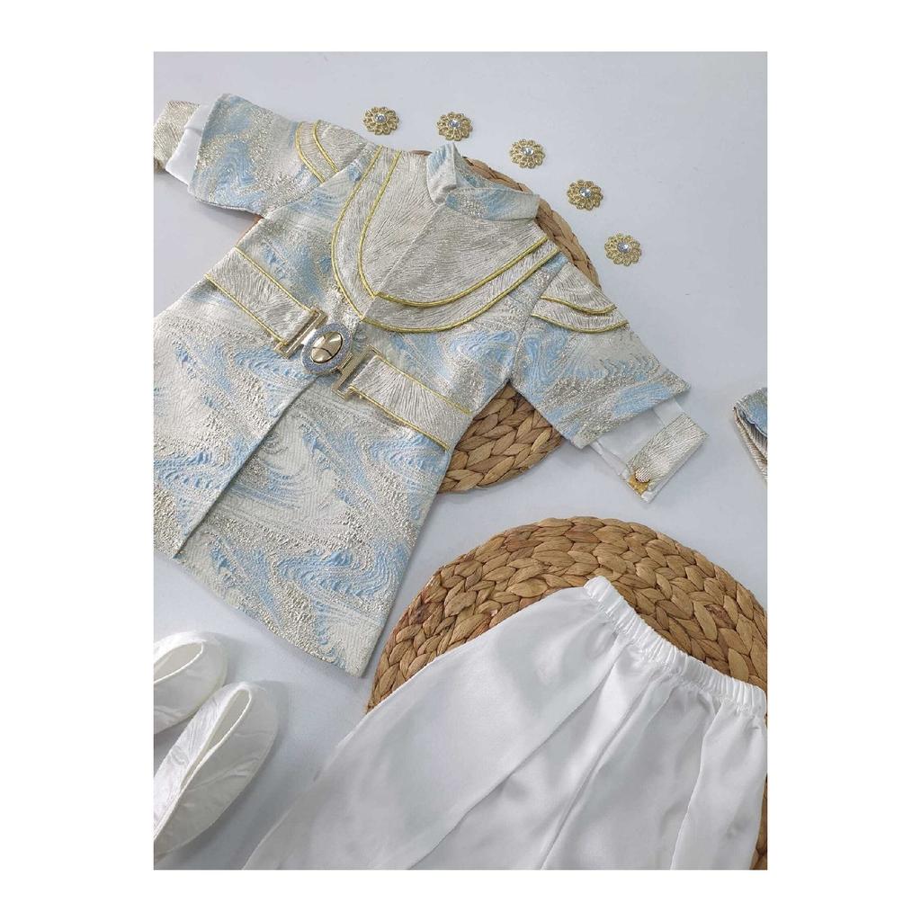 Chlapeček Mawlid Prince Obřízkový Obřízkový oblek bez sandálů