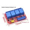 Multi-Channel Relay Module: 5V/12V/24V Optocoupler Isolation, High/Low Level Trigger, Microcontroller Compatible