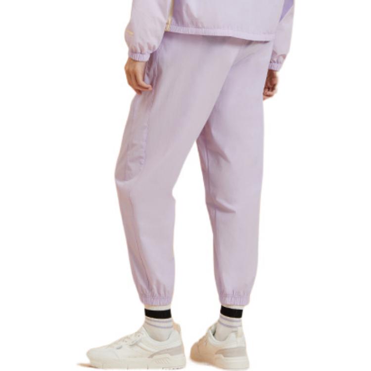 Li Ning Sports Life Collection Knitted Sweatpants Women's Lilac AYKS028-3