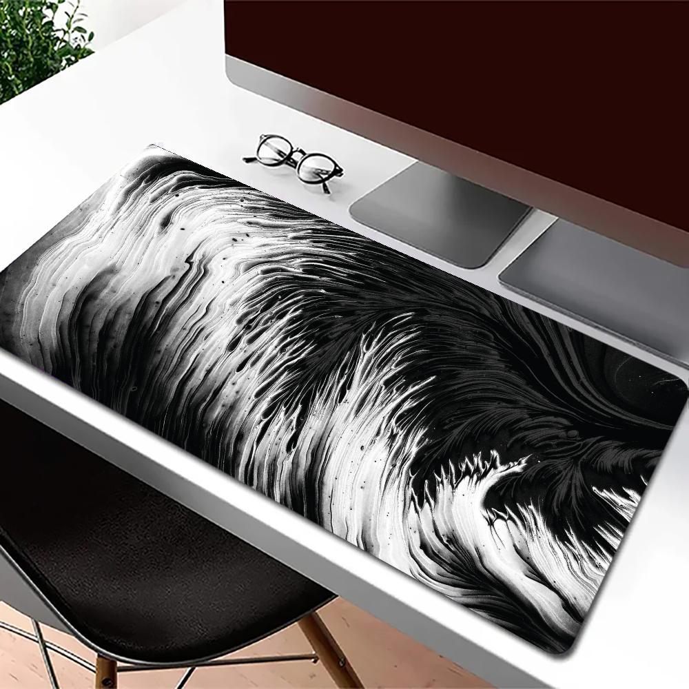 Fluid Painting Abstract Mousepad Speed Office Desk Accessories Gaming Mats Carpet Mouse Mat Desk Pad Computer Desk Decorating
