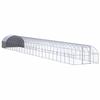 VidaXL Outdoor Chicken Coop 3 X 24 X 2 M Galvanized Steel, 166.5kg