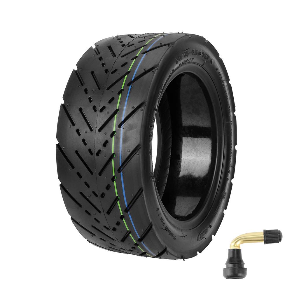 

11 Inch Electric Scooter Replacement Tire, 90/65-6.5 Tubeless Rubber Electric Scooter Vacuum Tire With Air Nozzle, Front Or Rear Replacement Tires Type B