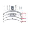Double Ear Trailer Leaf Spring Shock Absorbing Steel Plate for RV