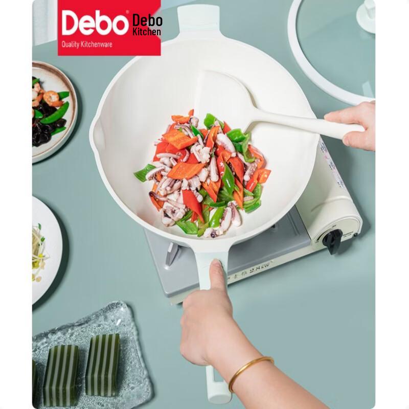 DeBao KaMuLuo Titanium Alloy Wok 32cm
