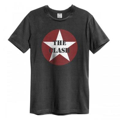 Wzmocniona Koszulka Unisex dla Dorosłych z Logo The Clash