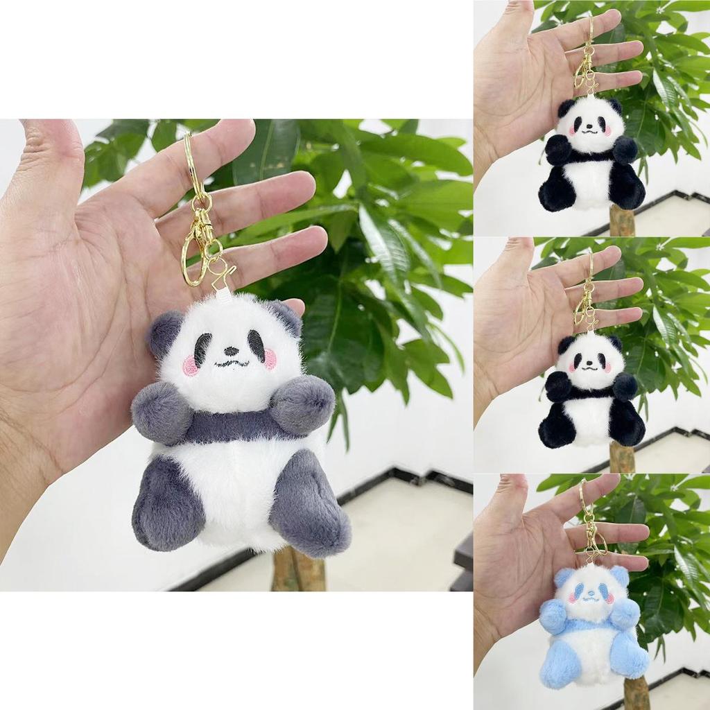 Adorable Soft Panda Plush Pendant Toy Ideal For Backpacks And Keychains Gifts