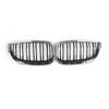 Racing Style Front Kidney Grill Dual Slat Grille For BMW 3 Series E92 E93 Coupe 2006- 2010 Gloss Black+ Chrome 51137157277-A91R