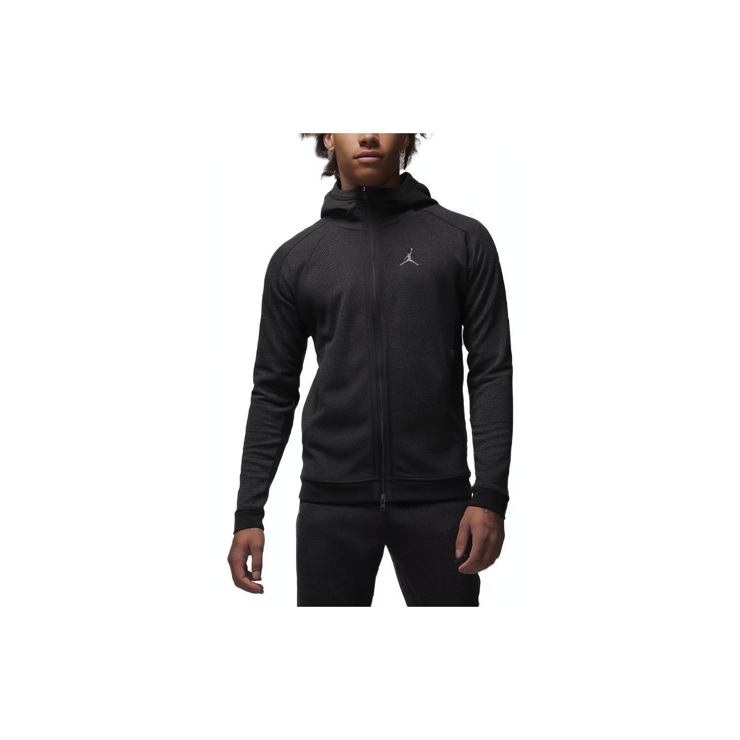 Air Jordan Dri-FIT Sport Full-Zip Hoodie Black Men s FD8119-010 M
