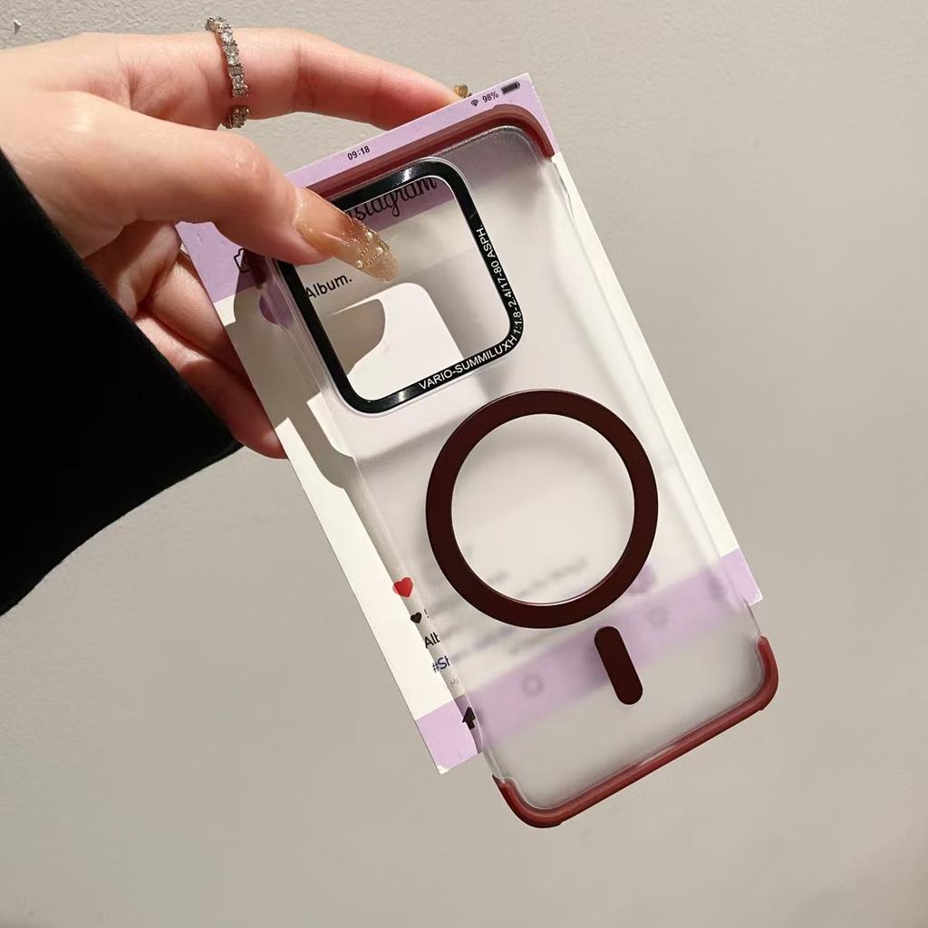 Custodia per telefono magnetica ultra-sottile senza bordi grigio titanio per Xiaomi 14 Mi 14 Pro Ultra cover posteriore in PC antiurto